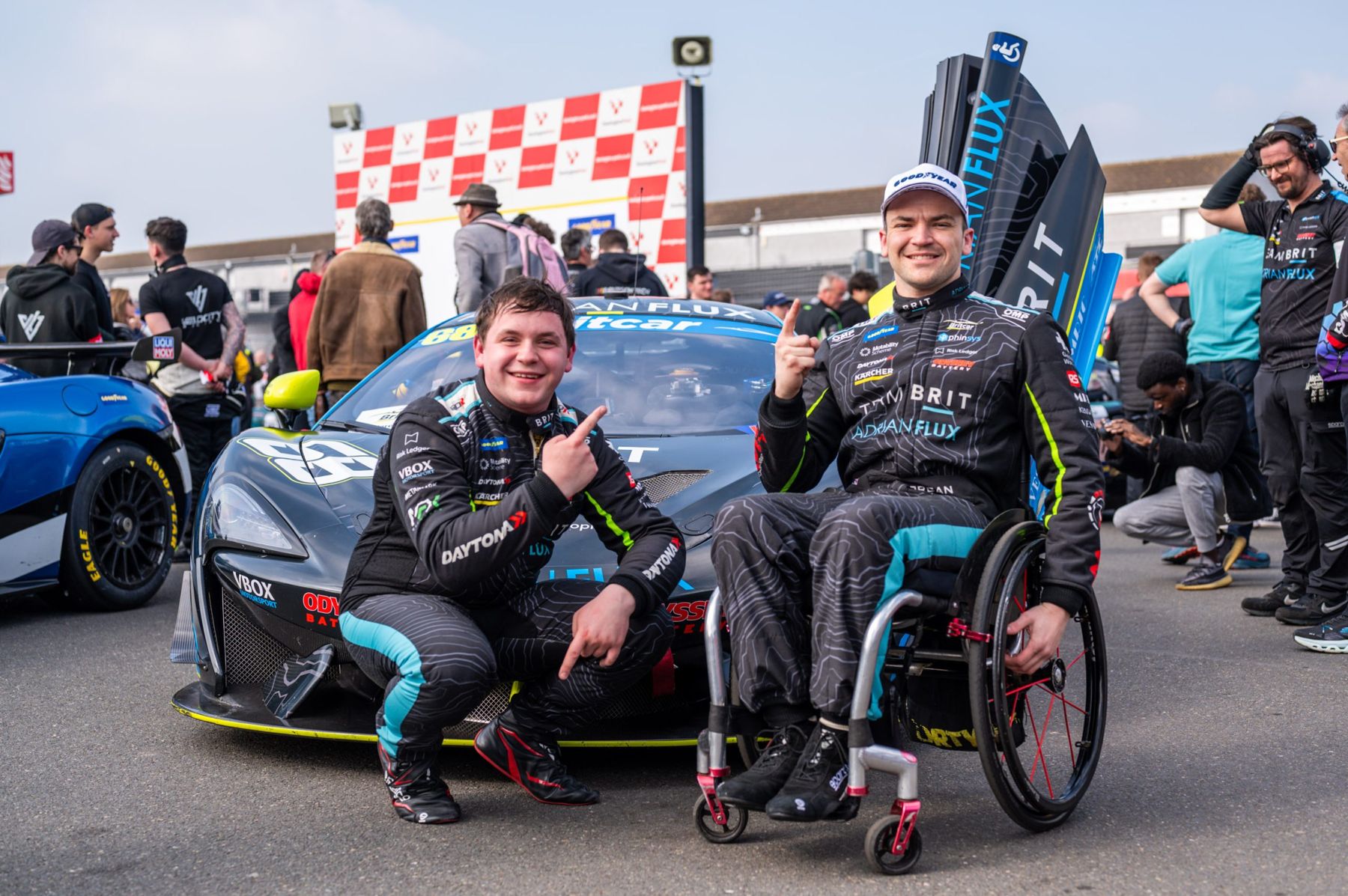 Aaron Morgan racing
